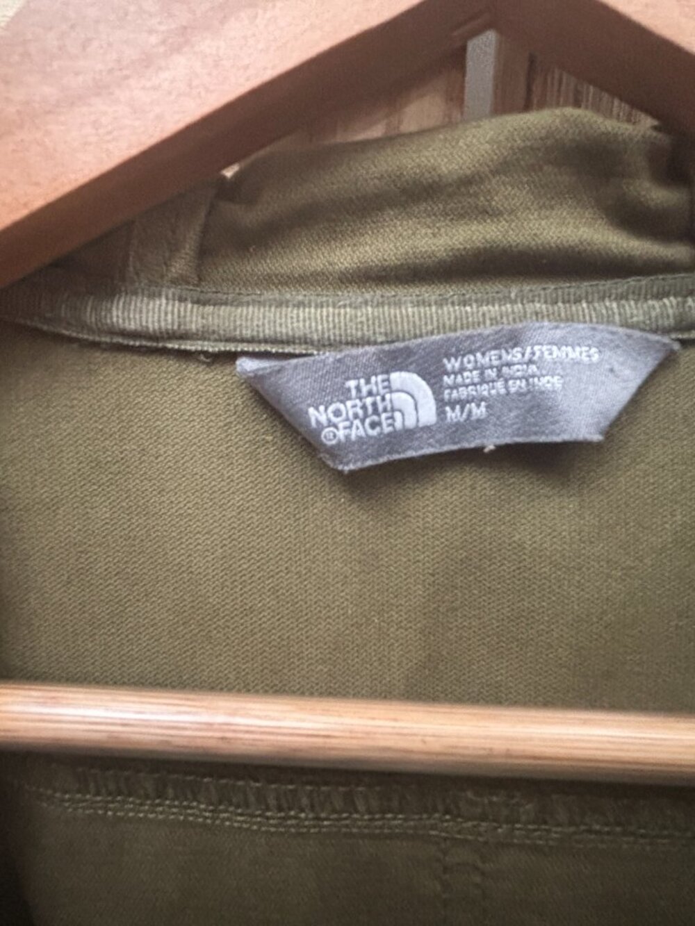 The North Face Women's Cotton Military Style Utility Jacket Size M, Olive Green - Picture 13 of 15